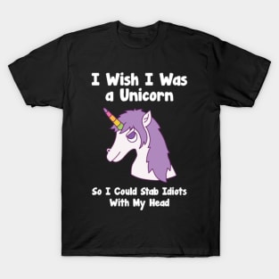 Funny Unicorn prints - Funny Unicorn designs -- T-Shirt